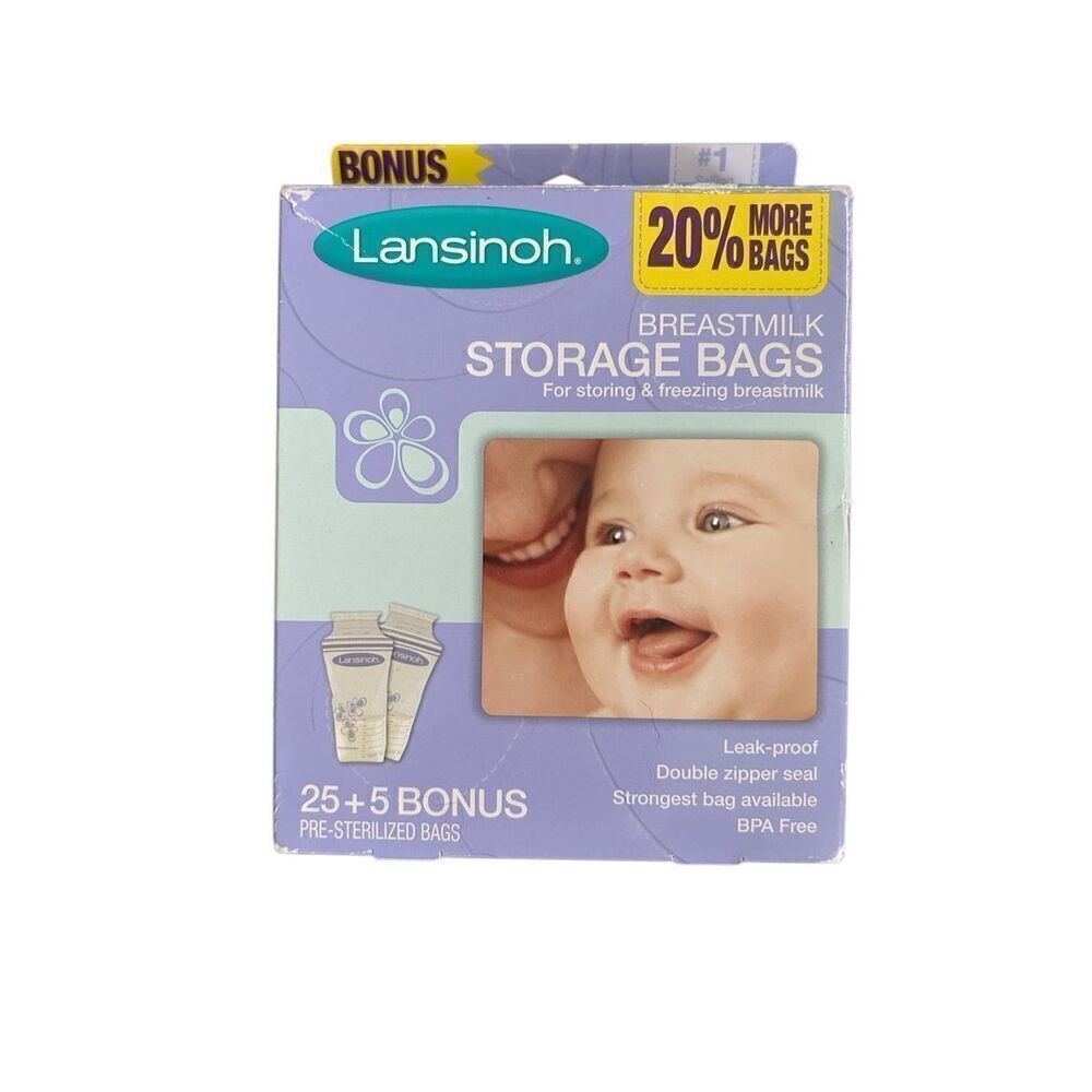 NEW Lansinoh Breastmilk Storage Bags + Bonus